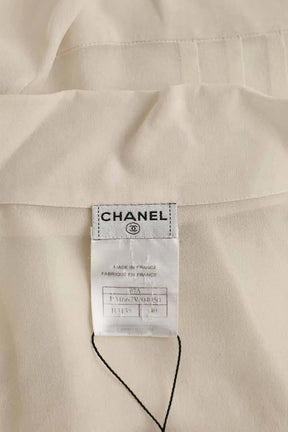 Blouse Chanel Beige en Soie