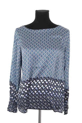 Blouse Charlotte Sparre Bleu en Soie, taille S - Seconde Main