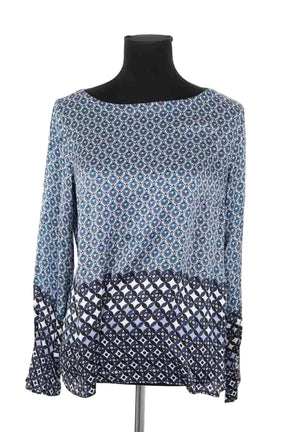 Blouse Charlotte Sparre Bleu en Soie, taille S - Seconde Main