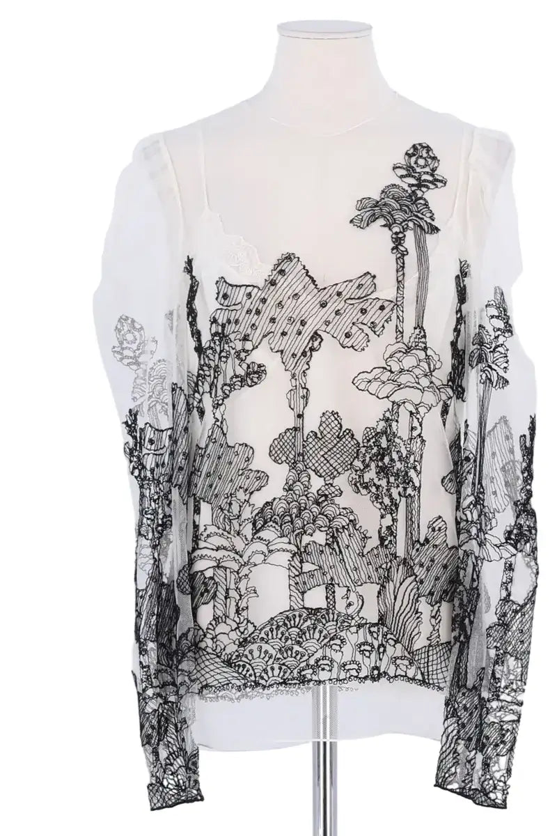 Blouse Chloé Blanc en Soie, taille S - Seconde Main