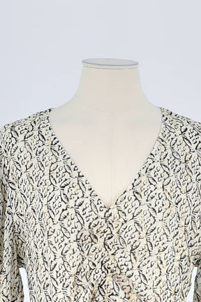 Blouse Claudie Pierlot Beige en Viscose