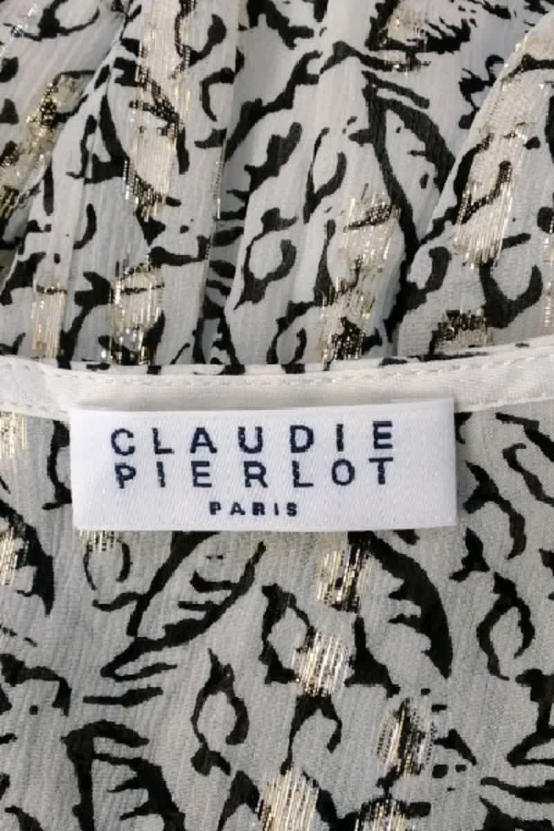 Blouse Claudie Pierlot Beige en Viscose