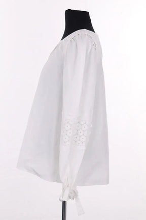 Blouse Claudie Pierlot Blanc en Coton