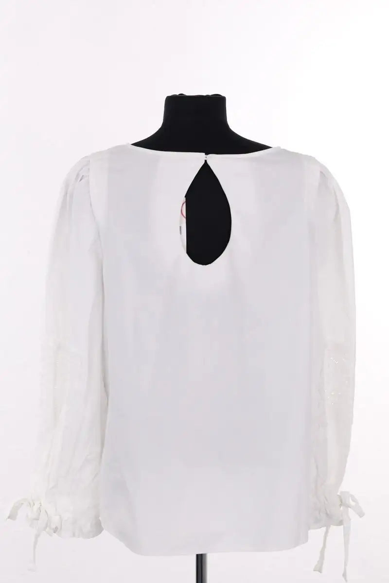 Blouse Claudie Pierlot Blanc en Coton