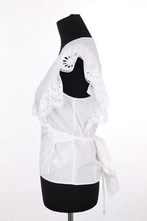 Blouse Claudie Pierlot Blanc en Coton