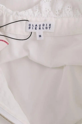 Blouse Claudie Pierlot Blanc en Coton