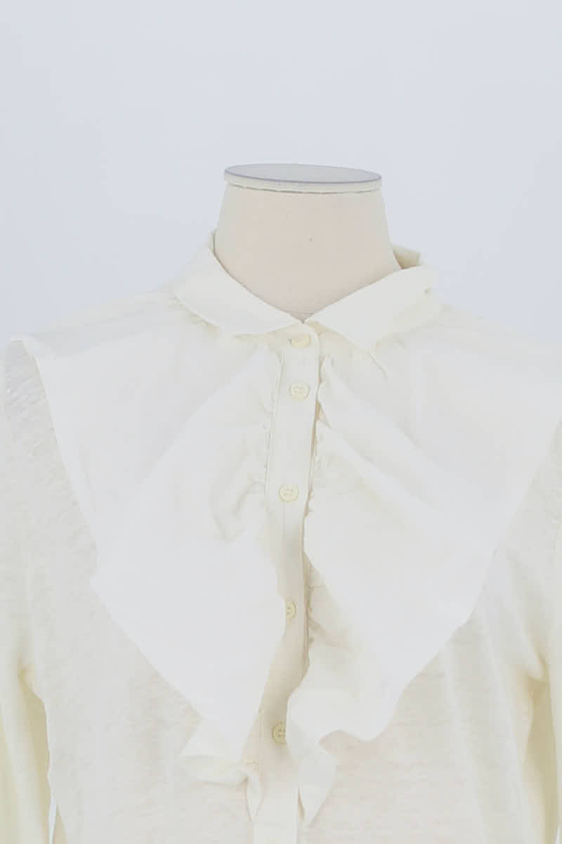 Blouse Claudie Pierlot Blanc en Lin