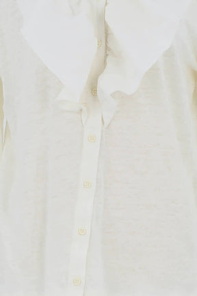 Blouse Claudie Pierlot Blanc en Lin