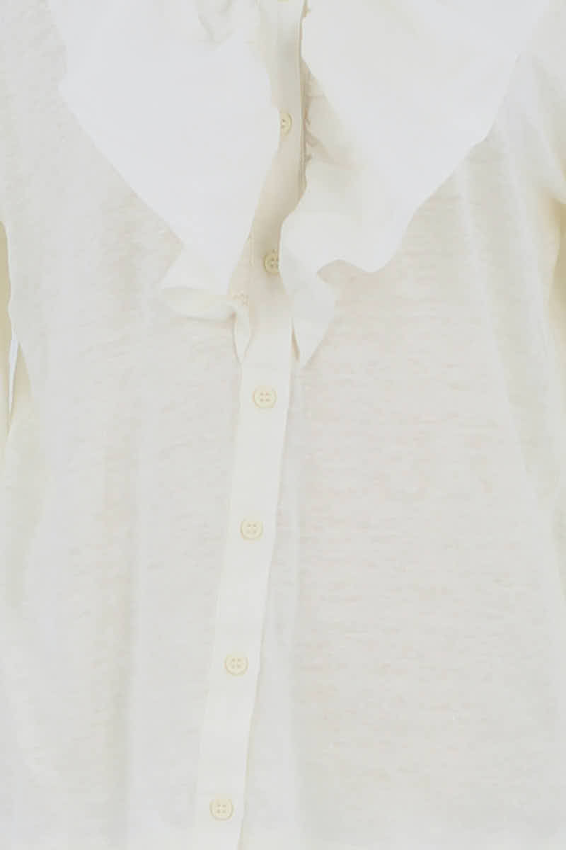 Blouse Claudie Pierlot Blanc en Lin