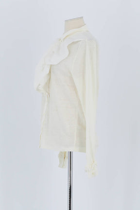 Blouse Claudie Pierlot Blanc en Lin
