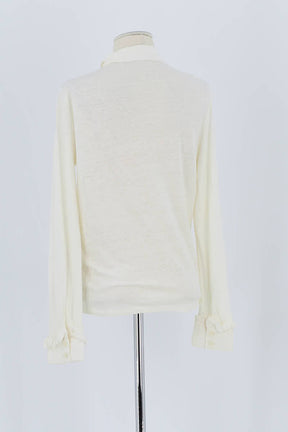 Blouse Claudie Pierlot Blanc en Lin