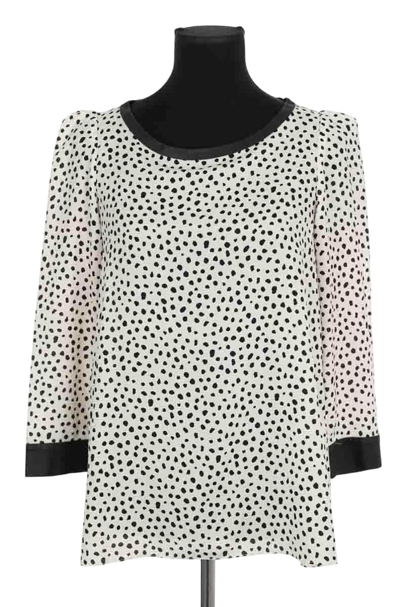 Blouse Claudie Pierlot Blanc en Polyester, taille L - Seconde Main
