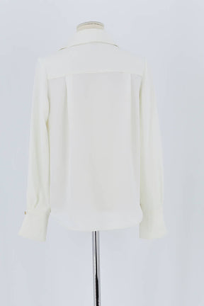Blouse Claudie Pierlot Blanc en Polyester