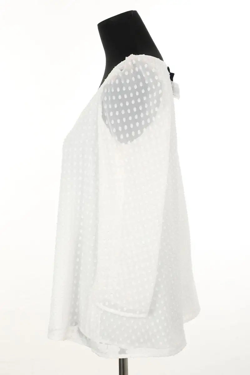 Blouse Claudie Pierlot Blanc en Synthétique