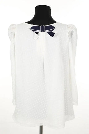 Blouse Claudie Pierlot Blanc en Synthétique