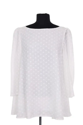 Blouse Claudie Pierlot Blanc en Synthétique, taille L - Seconde Main