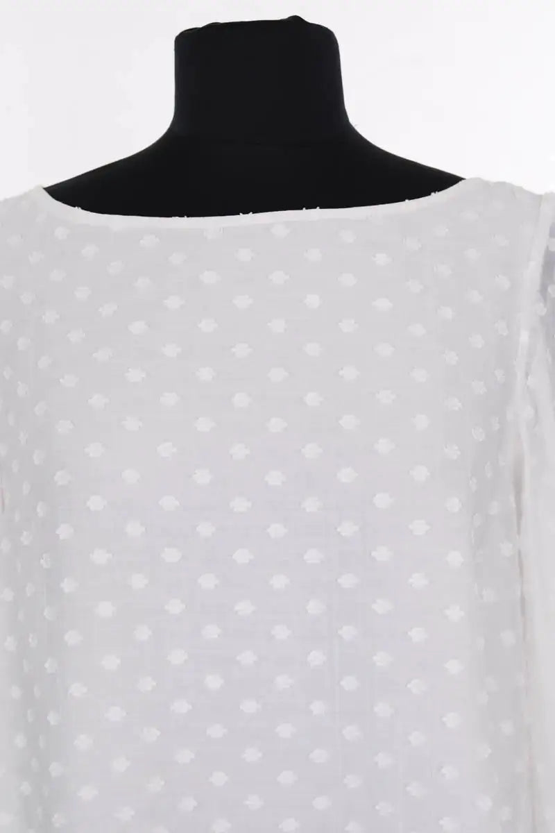 Blouse Claudie Pierlot Blanc en Synthétique