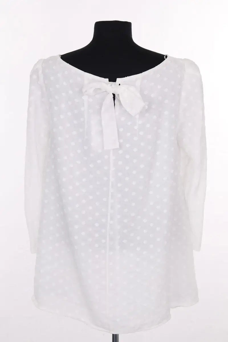 Blouse Claudie Pierlot Blanc en Synthétique