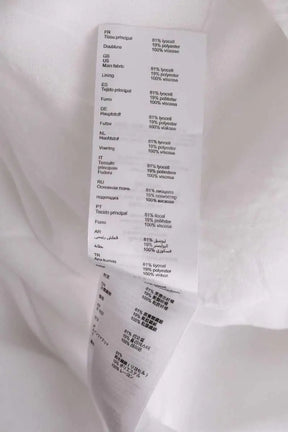 Blouse Claudie Pierlot Blanc en Synthétique