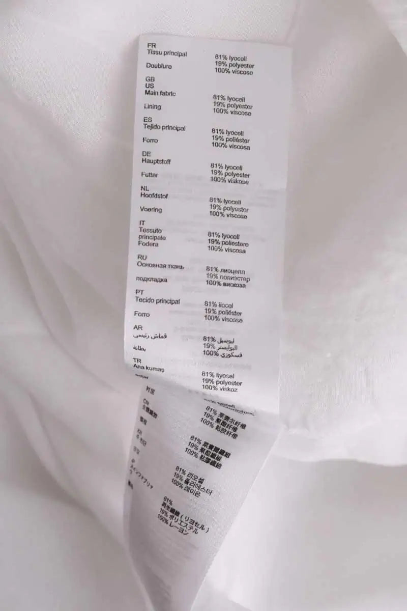 Blouse Claudie Pierlot Blanc en Synthétique