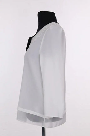 Blouse Claudie Pierlot Blanc en Synthétique