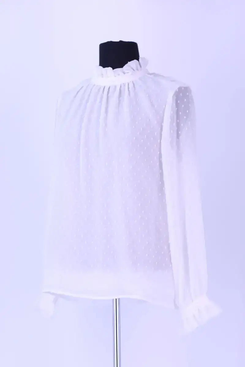 Blouse Claudie Pierlot Blanc en Synthétique