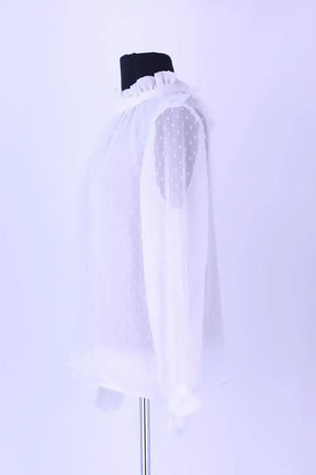 Blouse Claudie Pierlot Blanc en Synthétique