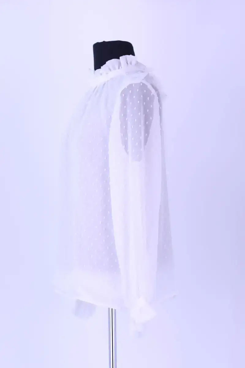 Blouse Claudie Pierlot Blanc en Synthétique