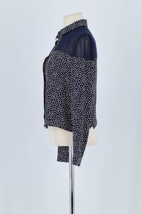 Blouse Claudie Pierlot Bleu en Polyester