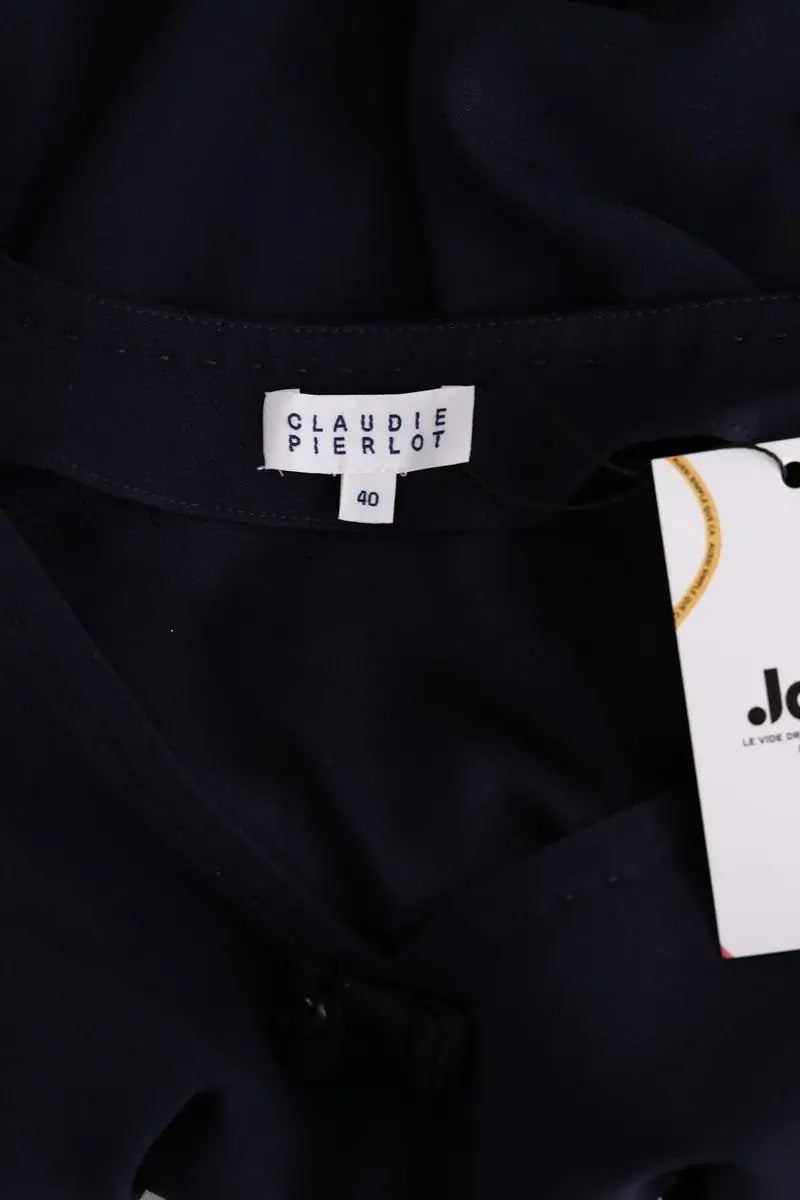 Blouse Claudie Pierlot Bleu en Synthétique