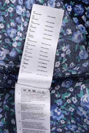 Blouse Claudie Pierlot Bleu en Synthétique
