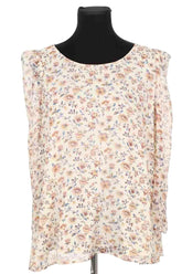 Blouse Claudie Pierlot Ecru en Synthétique, taille L - Seconde Main