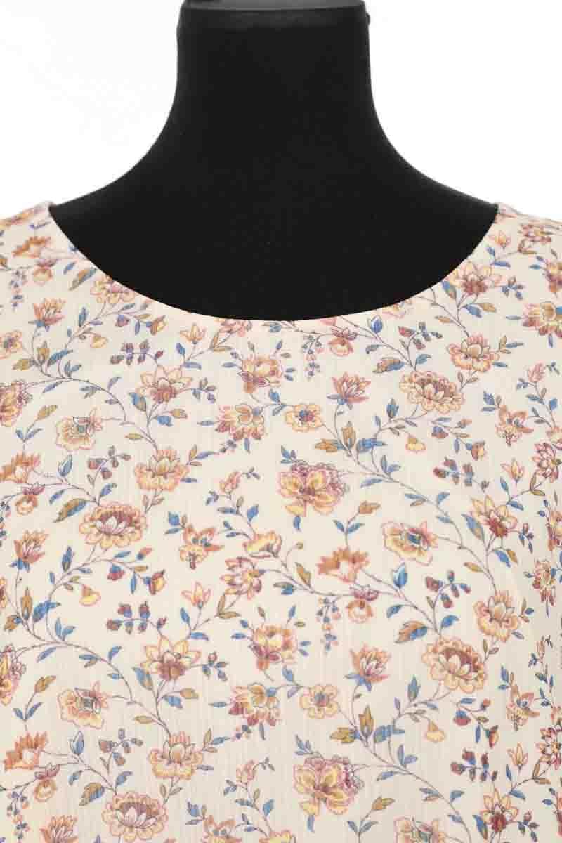 Blouse Claudie Pierlot Ecru en Synthétique