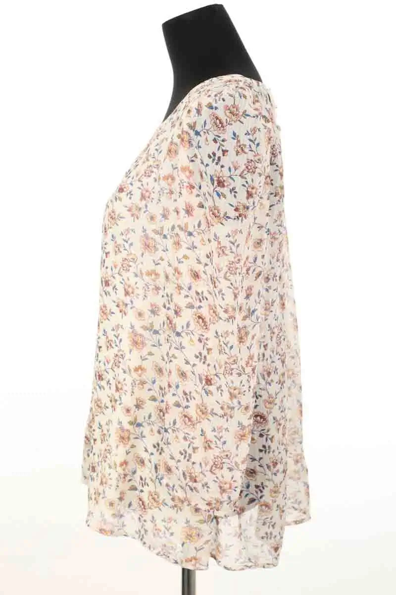 Blouse Claudie Pierlot Ecru en Synthétique