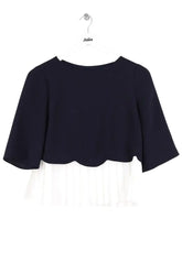 Blouse Claudie Pierlot Marine en Synthétique, taille S - Seconde Main