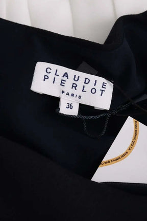 Blouse Claudie Pierlot Marine en Synthétique