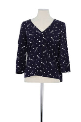 Blouse Claudie Pierlot Marine en Viscose, taille S - Seconde Main