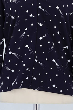 Blouse Claudie Pierlot Marine en Viscose