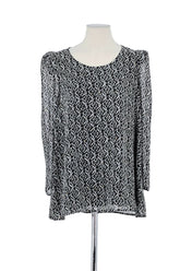 Blouse Claudie Pierlot Noir en Polyester, taille M - Seconde Main