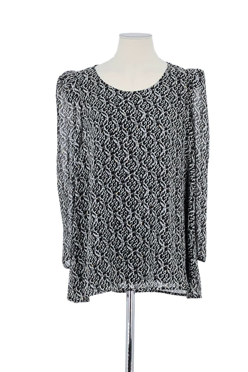 Blouse Claudie Pierlot Noir en Polyester, taille M - Seconde Main