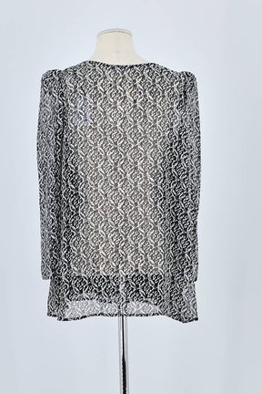 Blouse Claudie Pierlot Noir en Polyester