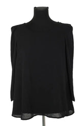 Blouse Claudie Pierlot Noir en Polyester, taille S - Seconde Main