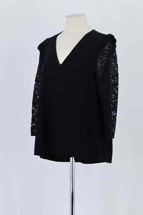 Blouse Claudie Pierlot Noir en Viscose