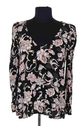 Blouse Claudie Pierlot Noir en Viscose, taille L - Seconde Main