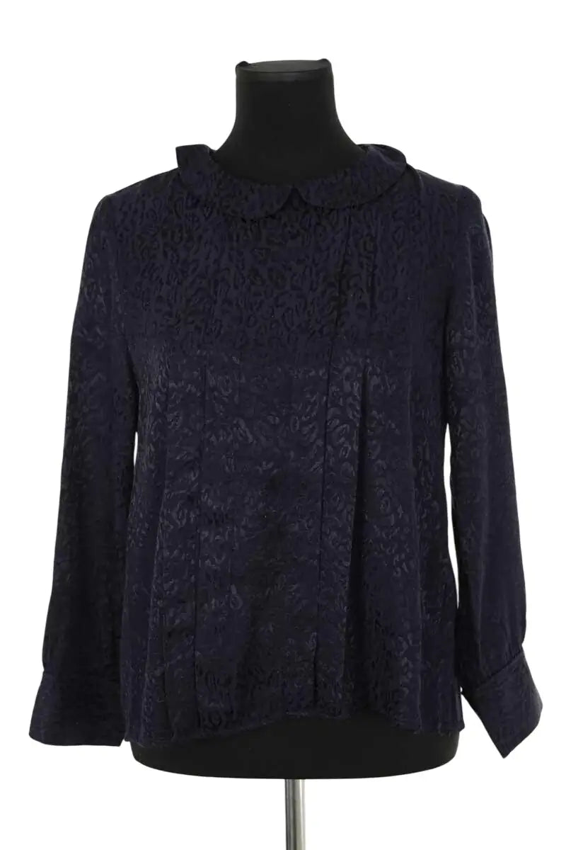 Blouse Claudie Pierlot Noir en Viscose, taille M - Seconde Main