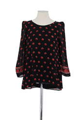 Blouse Claudie Pierlot Noir en Viscose, taille S - Seconde Main