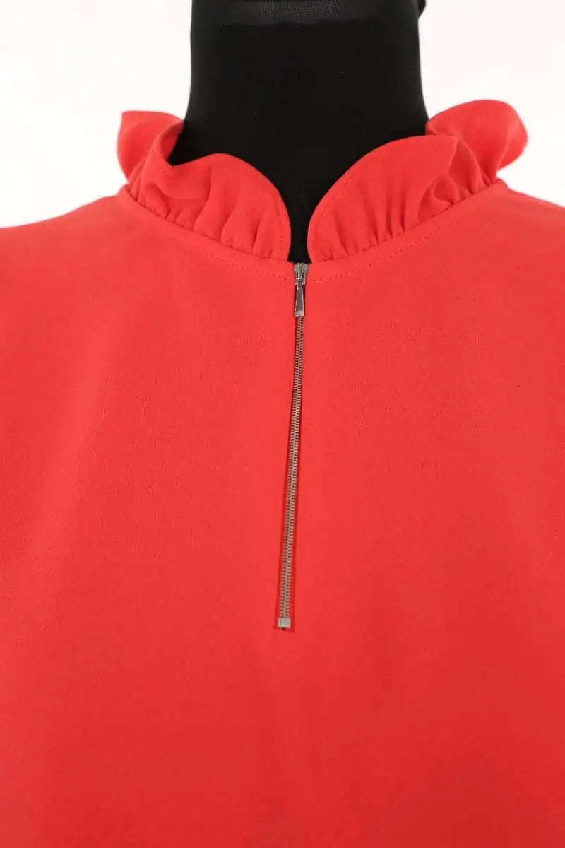 Blouse Claudie Pierlot Rouge en Polyester