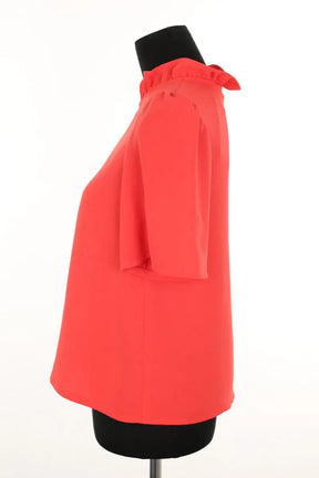 Blouse Claudie Pierlot Rouge en Polyester