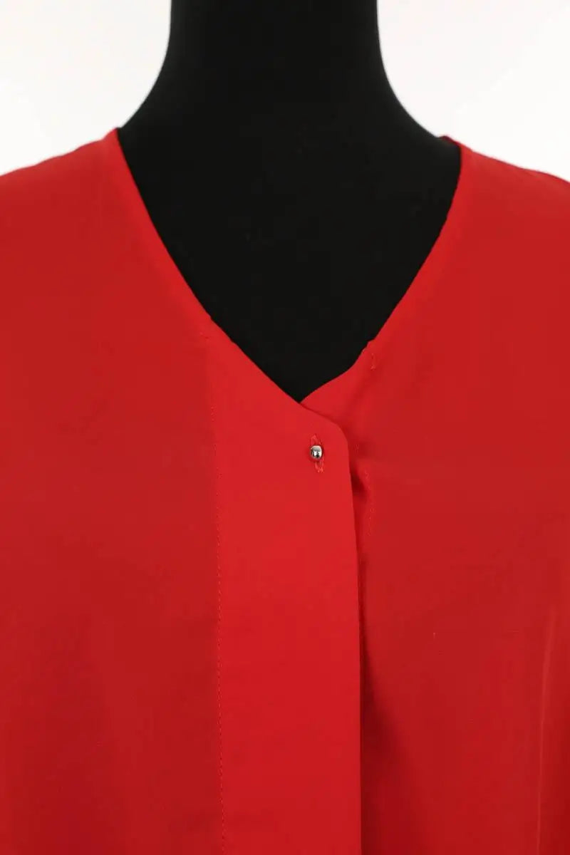 Blouse Claudie Pierlot Rouge en Polyester