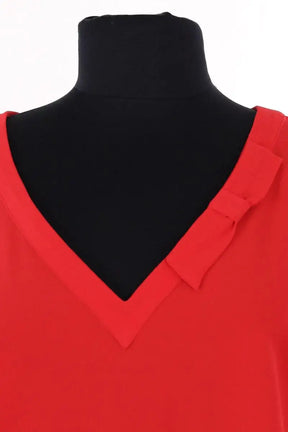 Blouse Claudie Pierlot Rouge en Synthétique